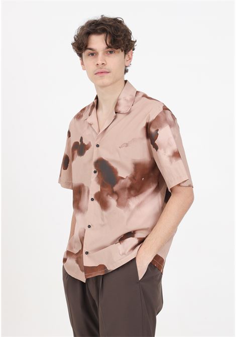 Brown patterned men's shirt IM BRIAN | CA28720028